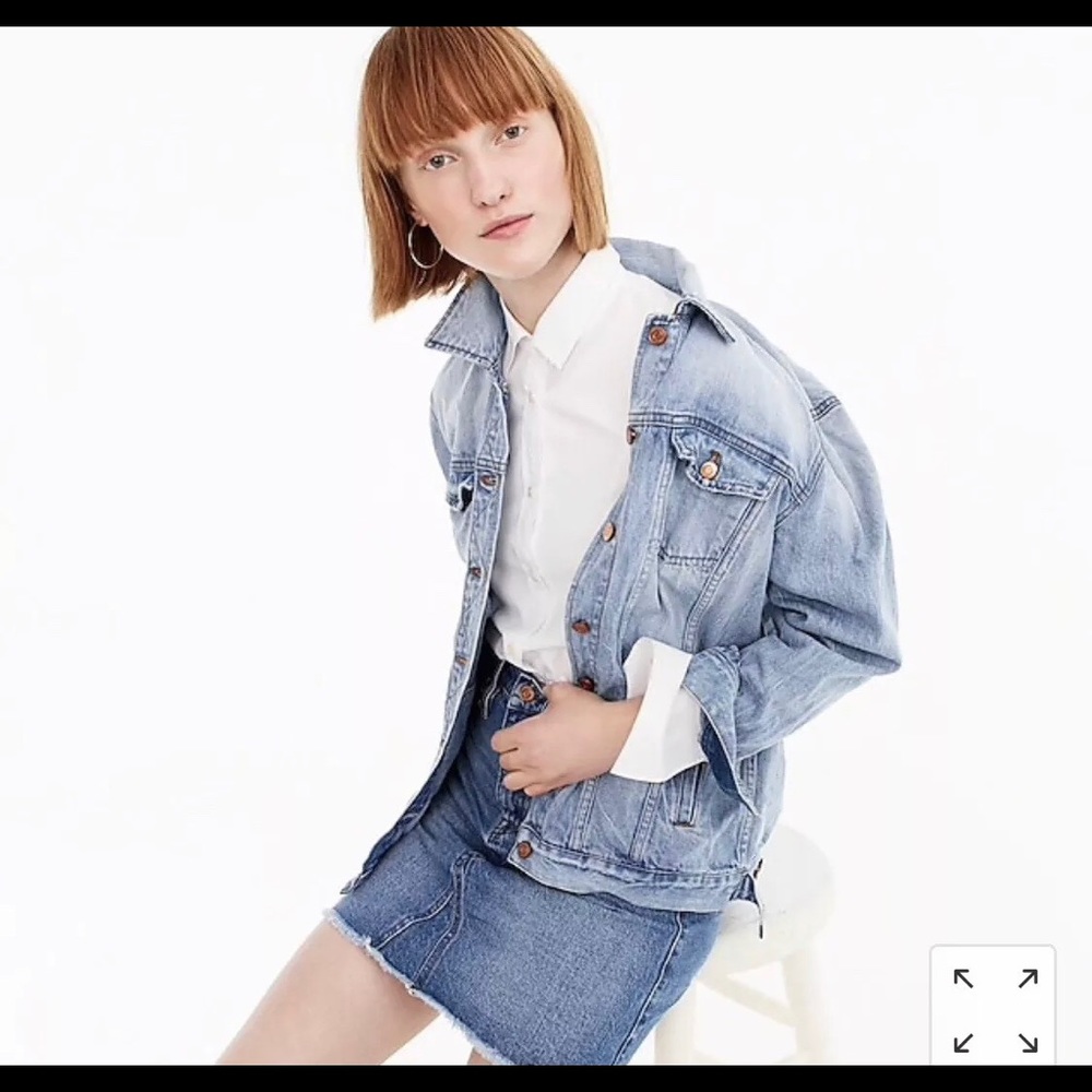 J. Crew Oversized Denim Jacket - Picture 4 of 4